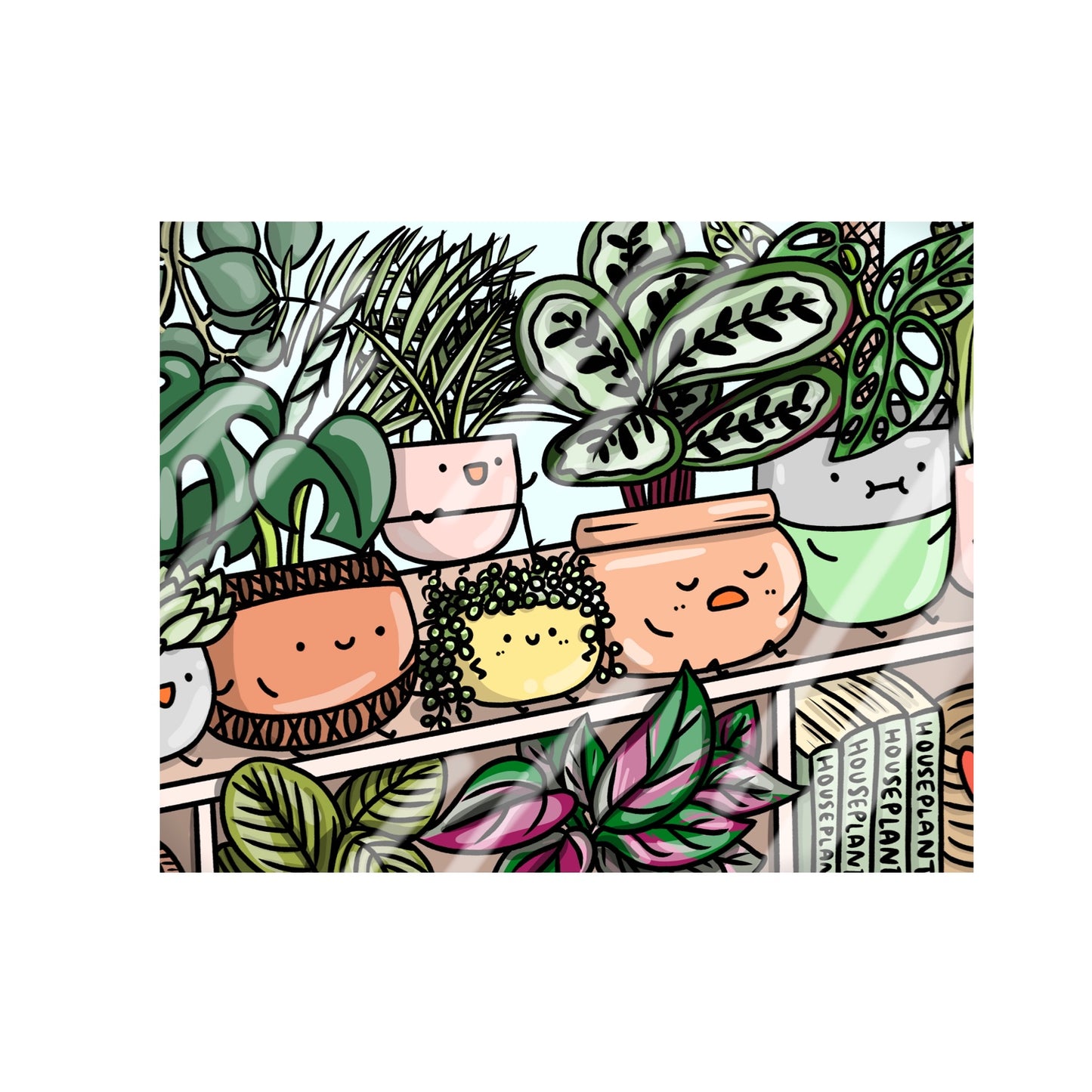 Plant Shop Window Art Print