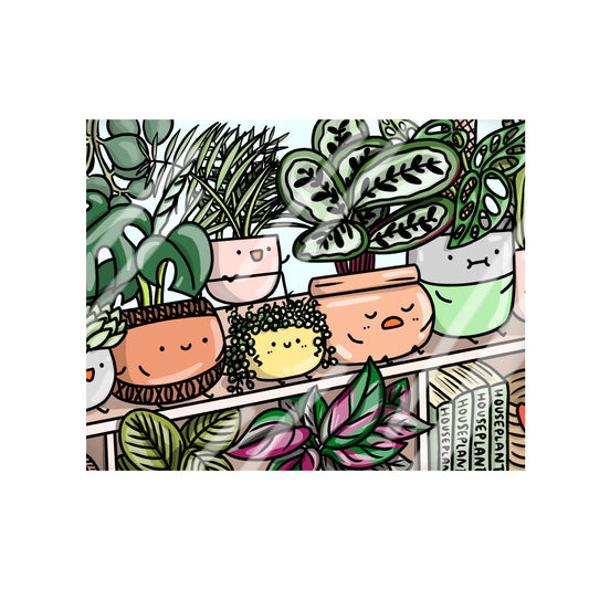 Plant Shop Window Art Print