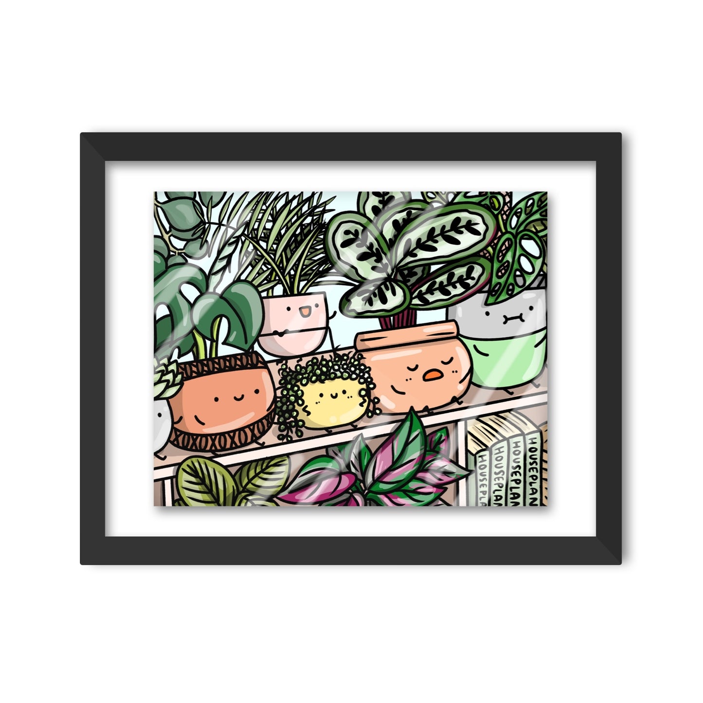 Plant Shop Window Art Print