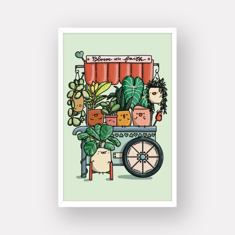 Bloom with Faith 11 x 17" Art Print