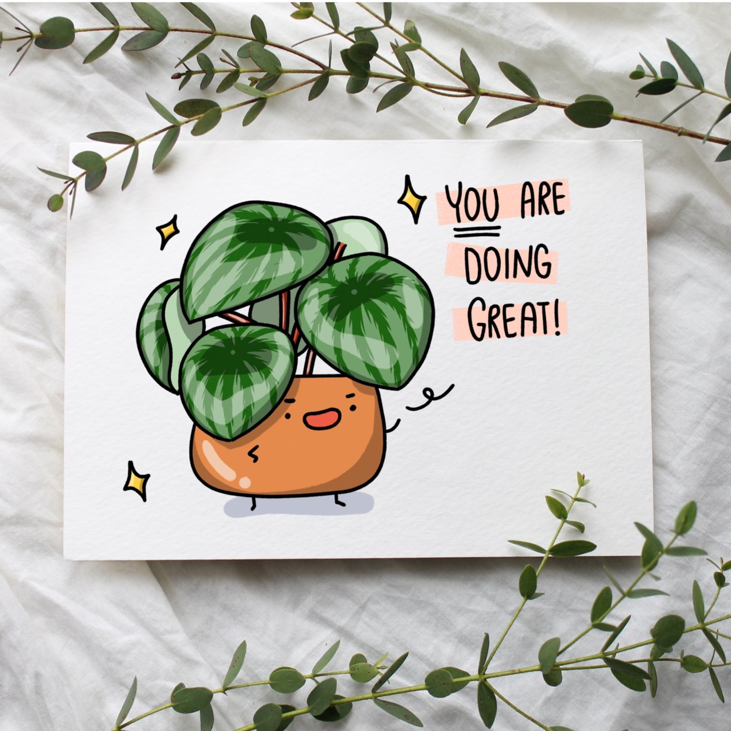 You Are Doing Great! Plant Greeting Card