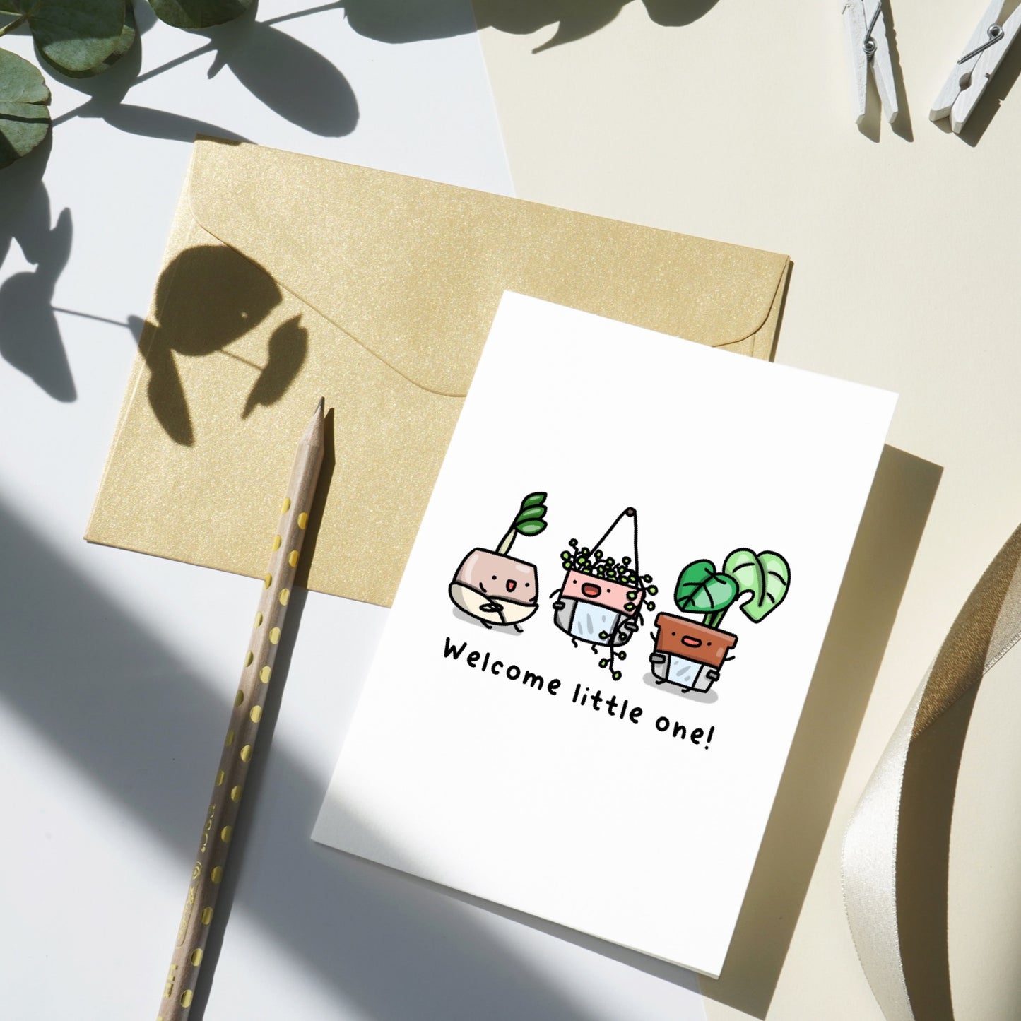 Welcome Little One Greeting Card