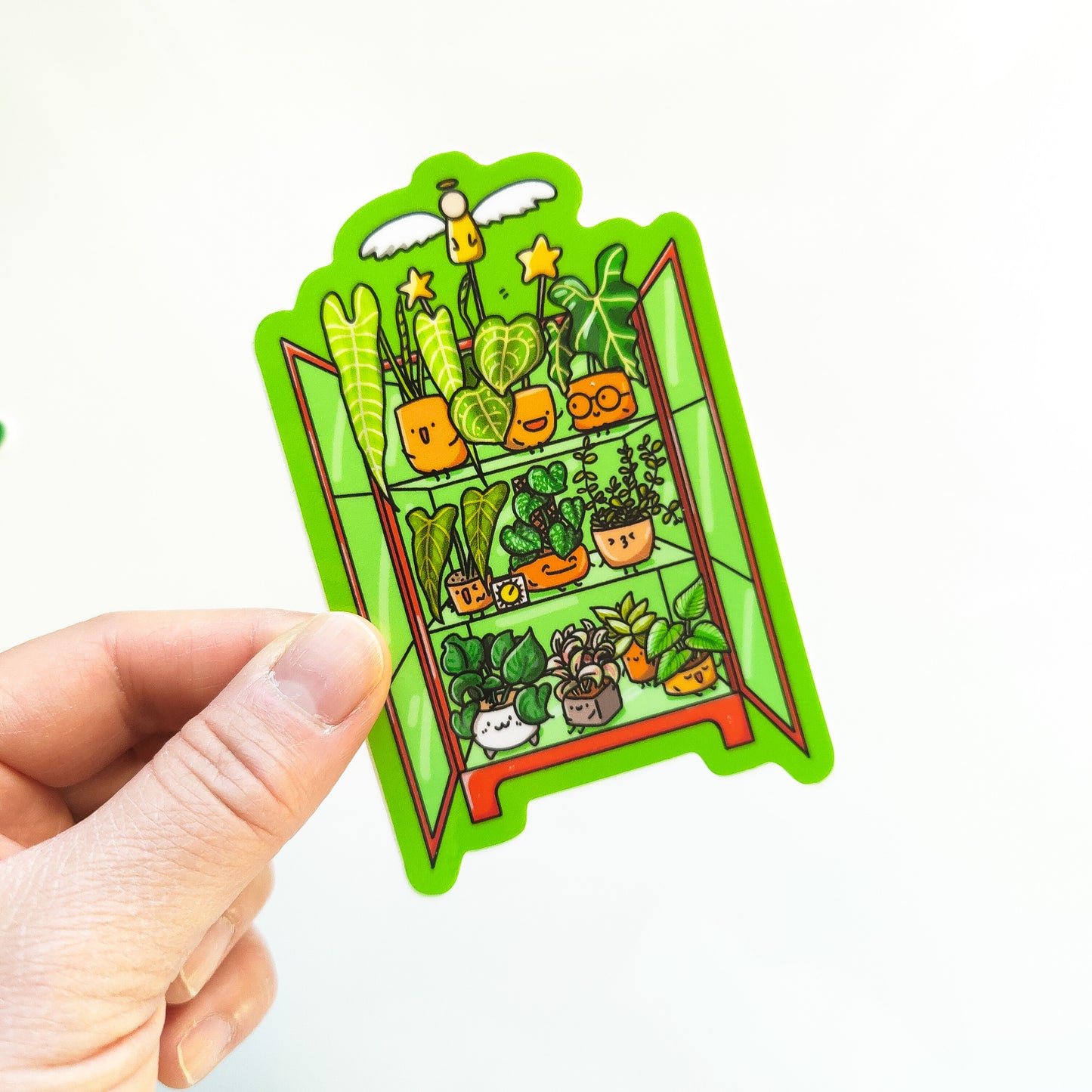 Greenhouse Houseplant 4" Vinyl Sticker