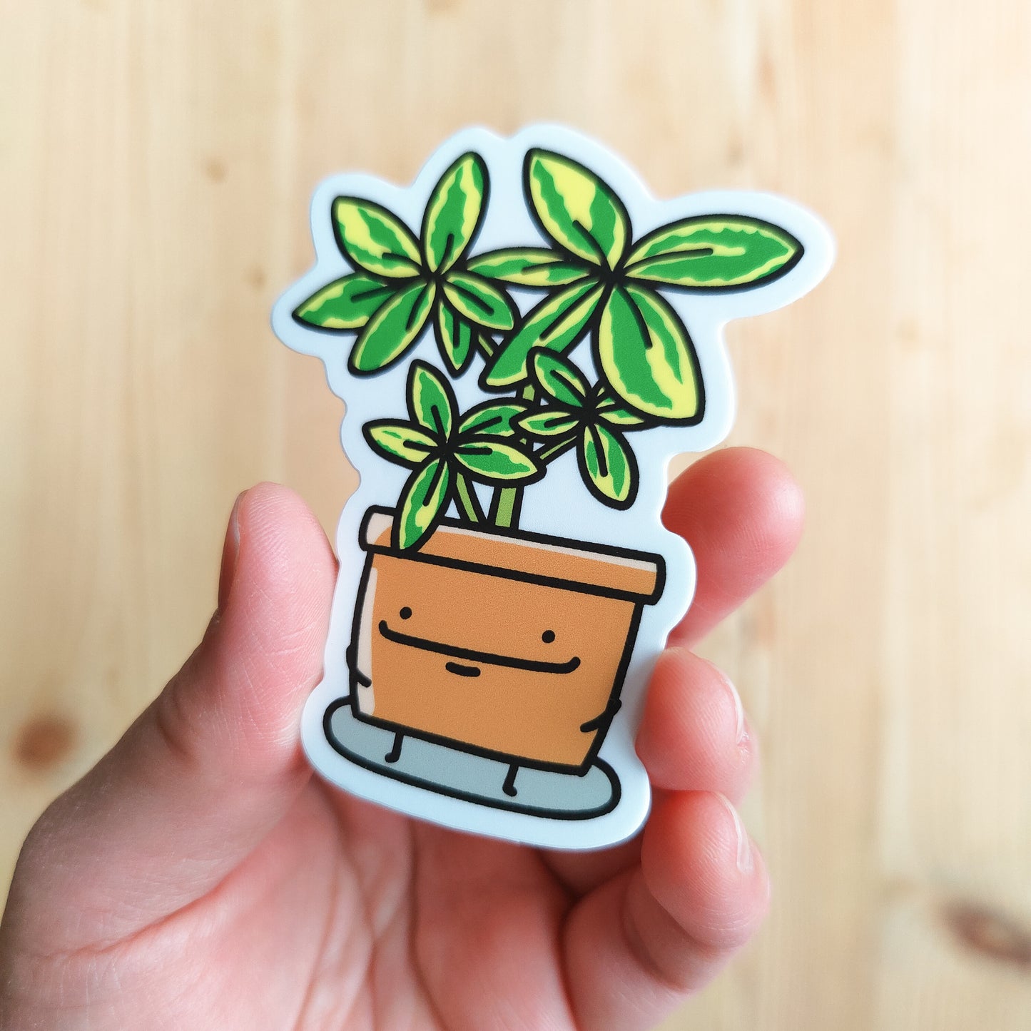 Schefflera Vinyl Sticker