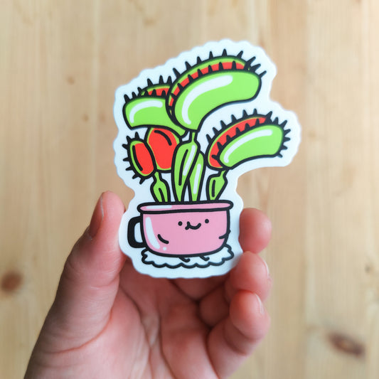 Venus FlyTrap Vinyl Sticker