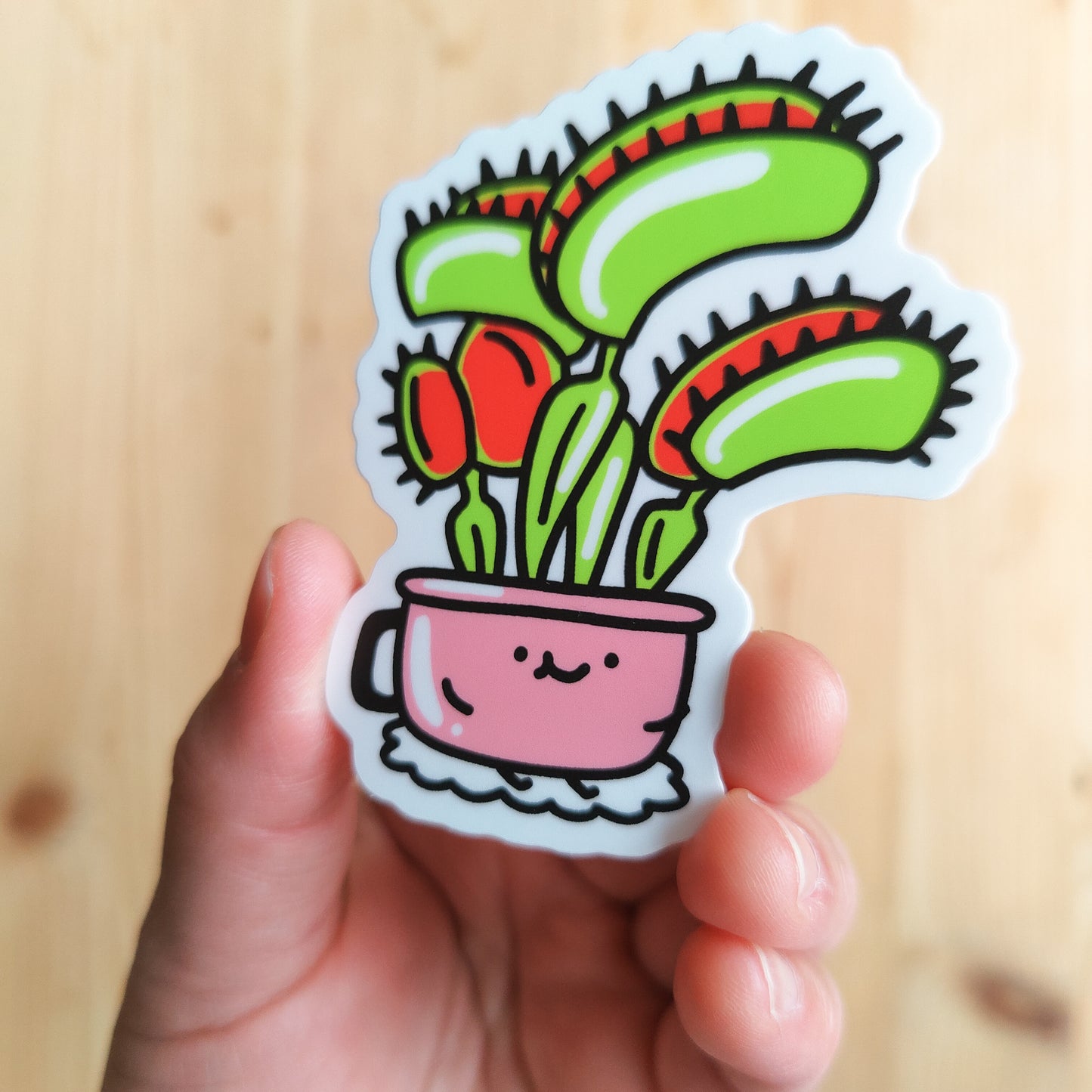 Venus FlyTrap Vinyl Sticker