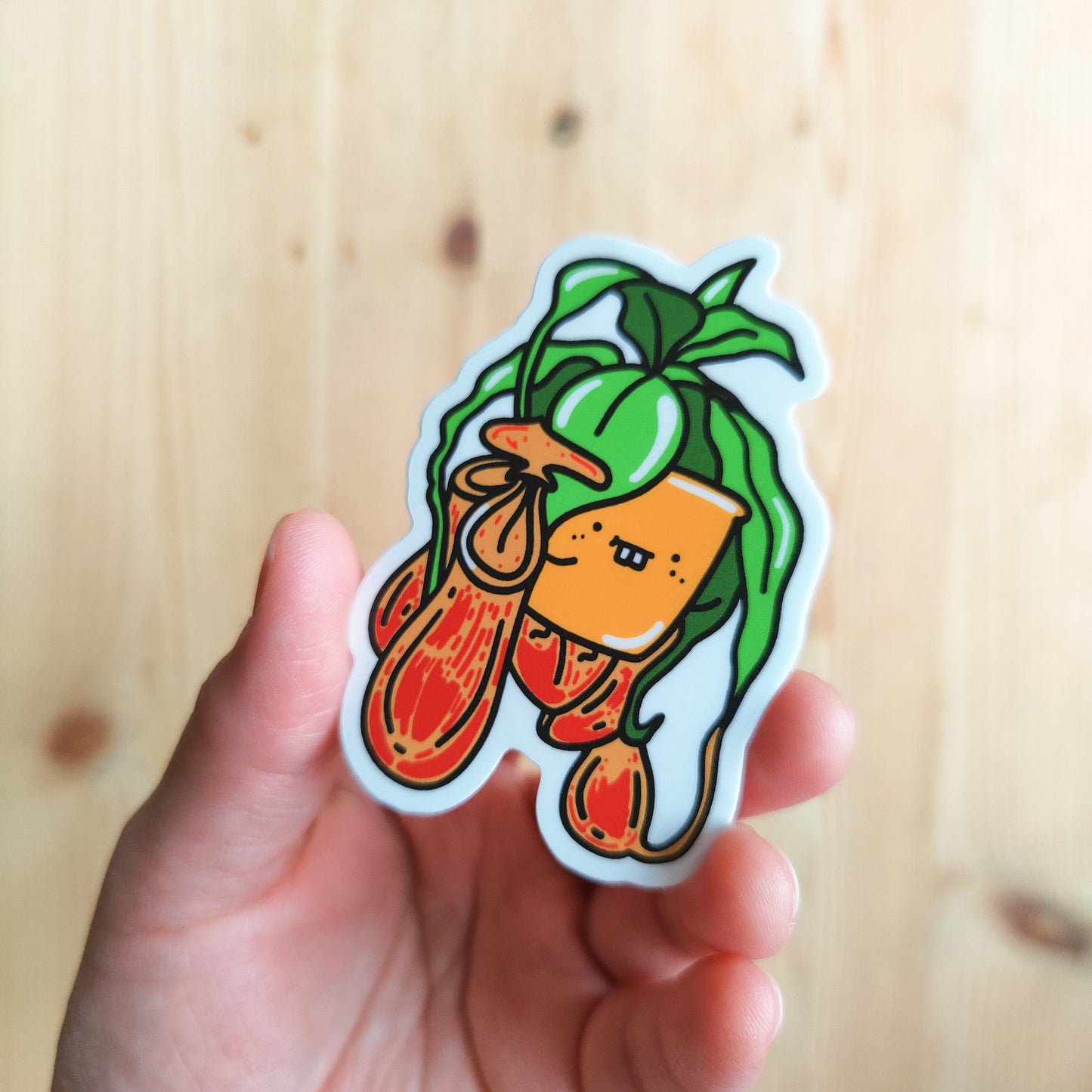 Pitcher Plant Vinyl Sticker