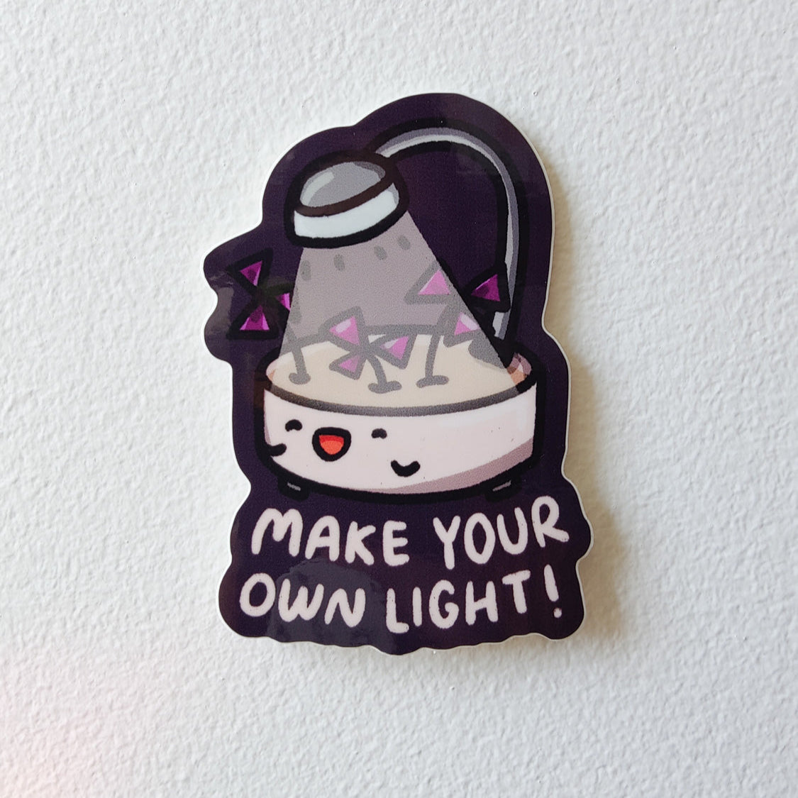 Make Your Own Light Vinyl Sticker
