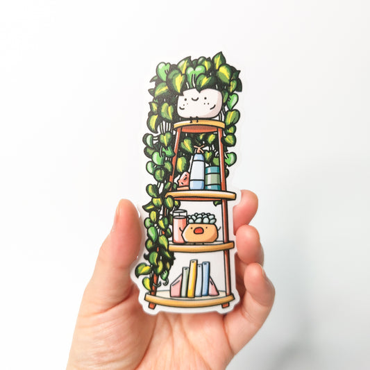 Rapunzel's Shelf vinyl sticker
