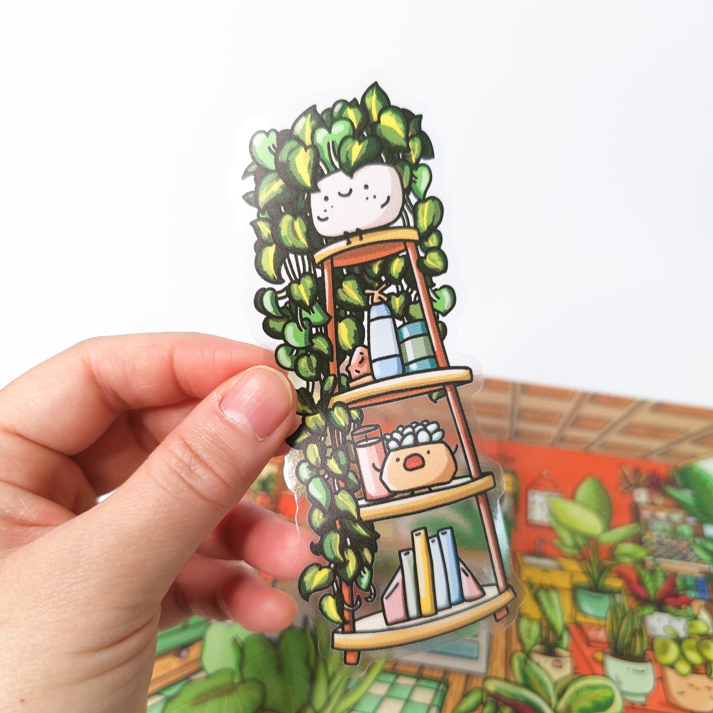 Rapunzel's Shelf vinyl sticker