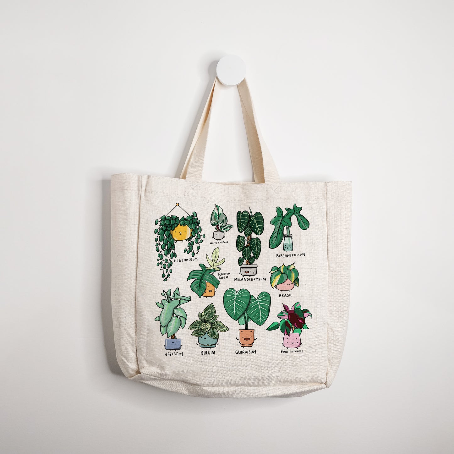 Philodendron Family Tote Bag