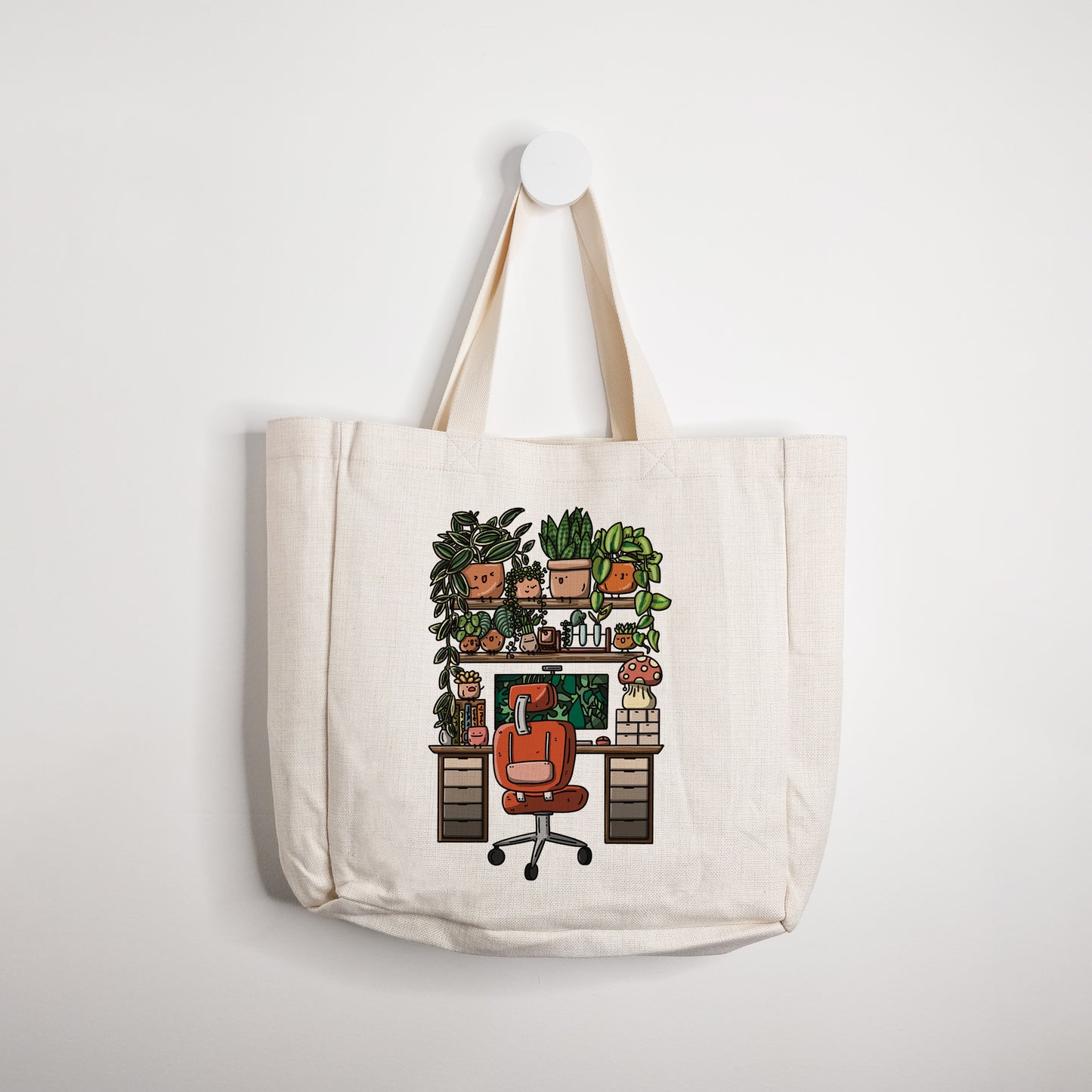 Planty Desk Tote Bag