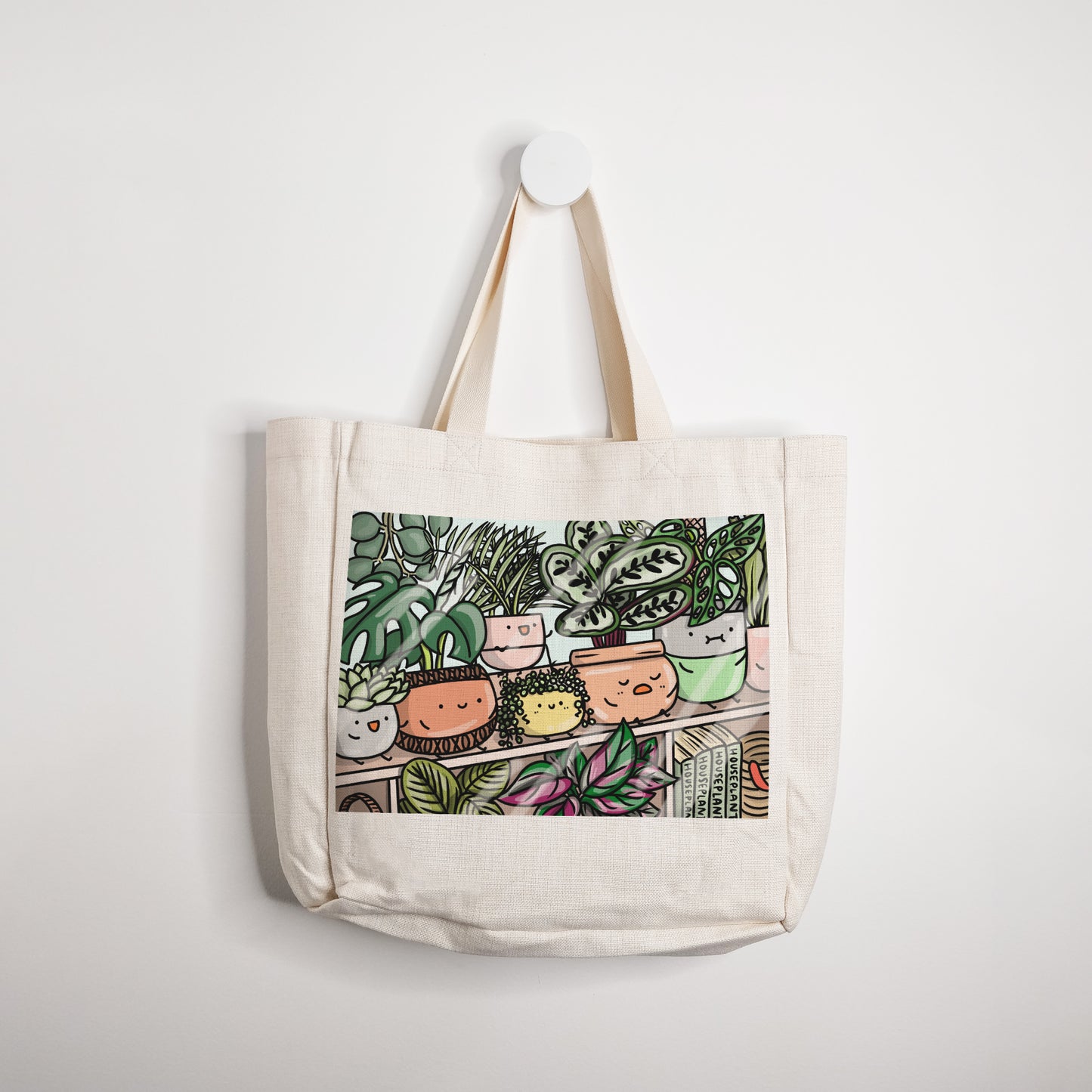 Plant Shop Window Tote Bag