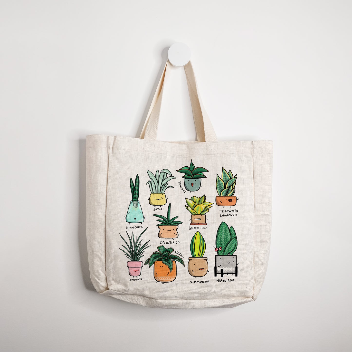 Sansevieria Family Tote Bag