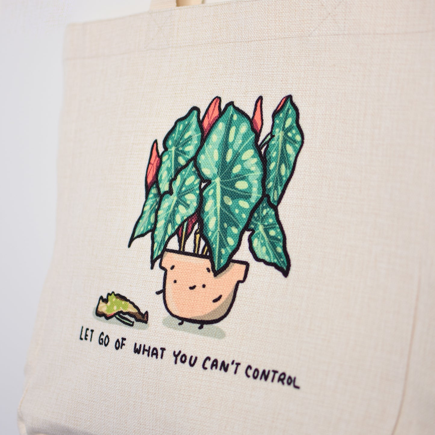 Let go of what you can't control Tote Bag