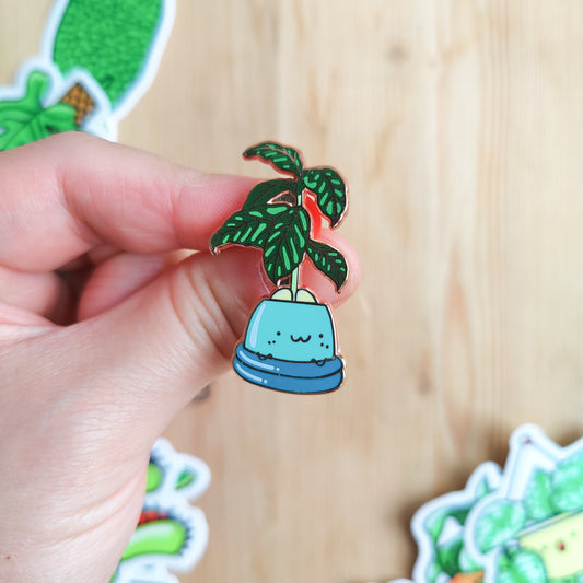 Avocado Plant Enamel Pin