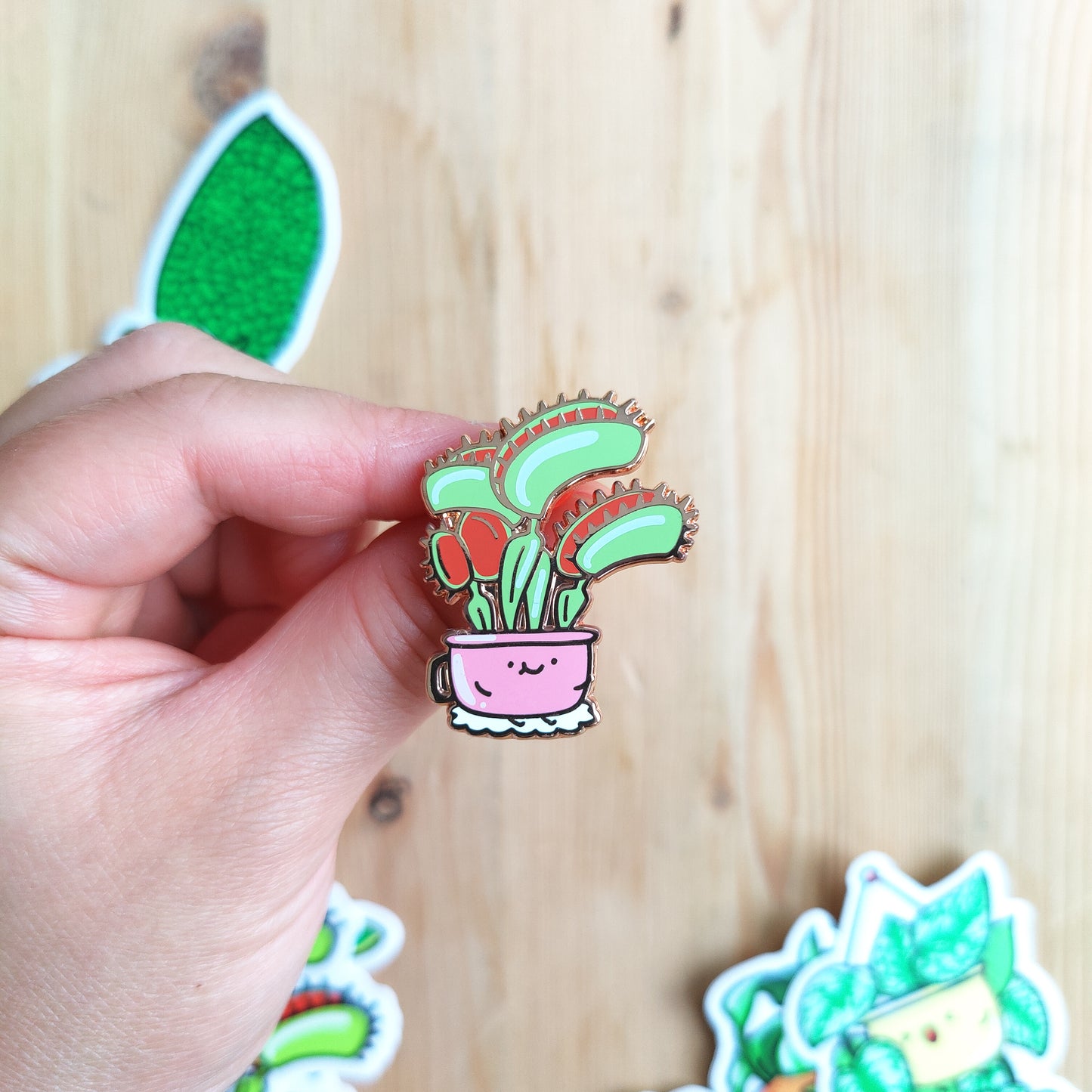 Venus Fly Trap Enamel Pin