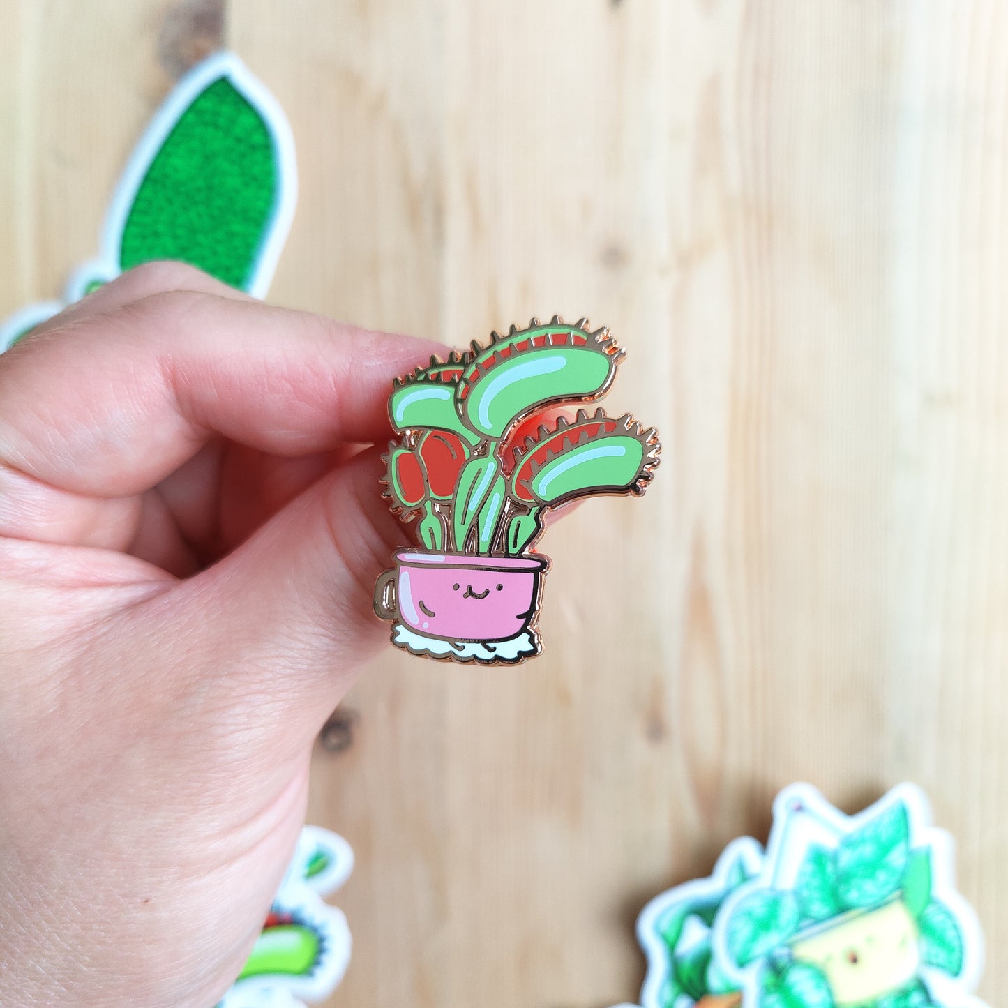 Venus Fly Trap Enamel Pin