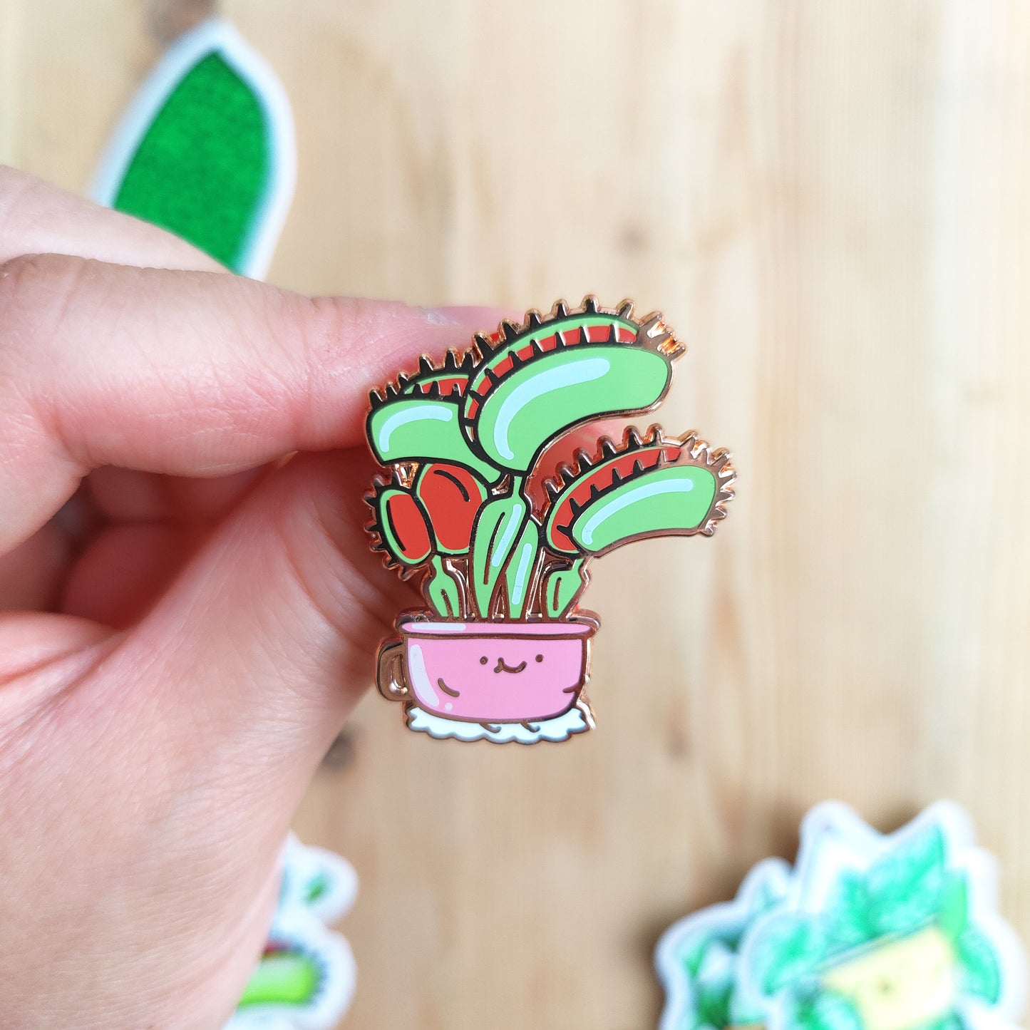 Venus Fly Trap Enamel Pin