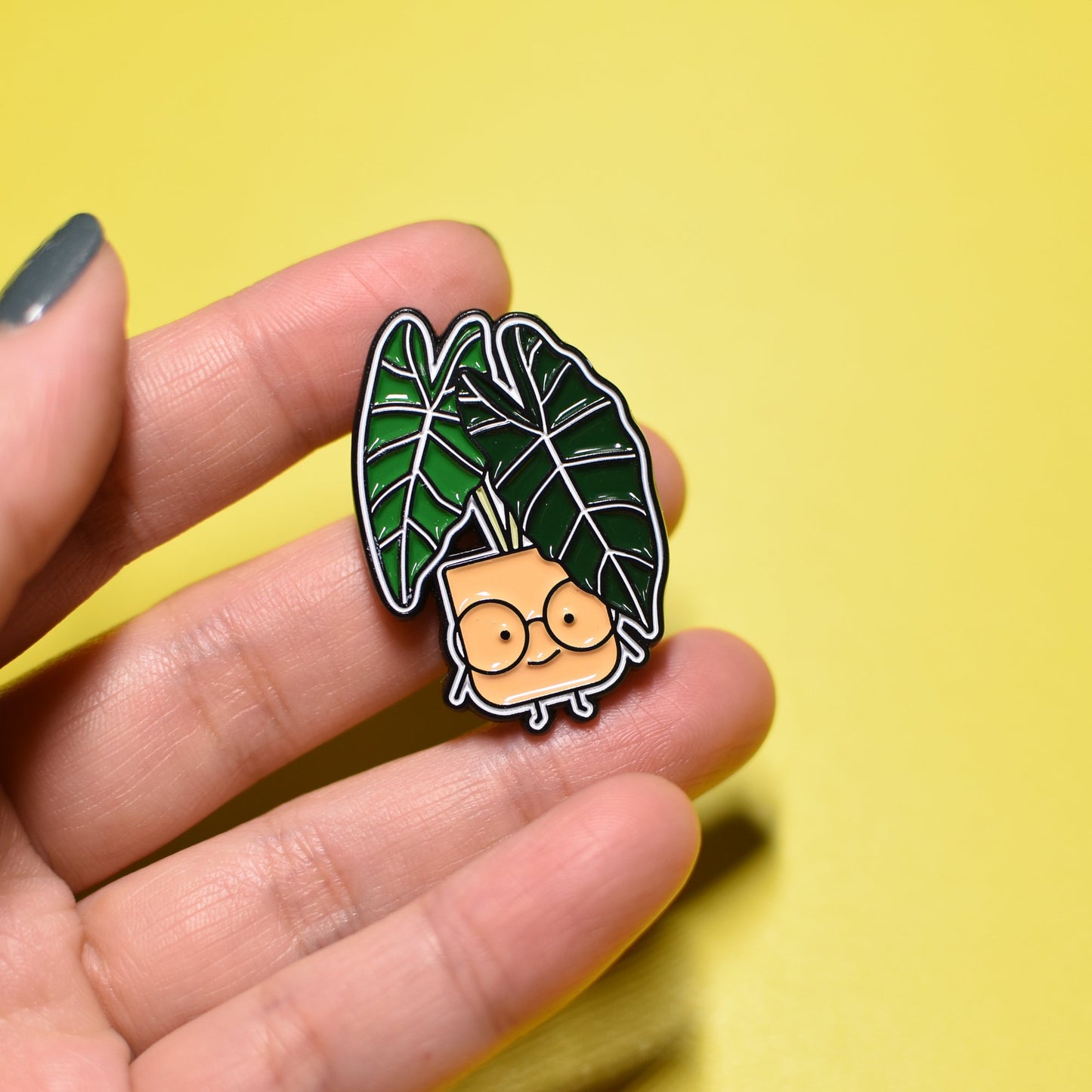 Alocasia Soft Enamel Pin