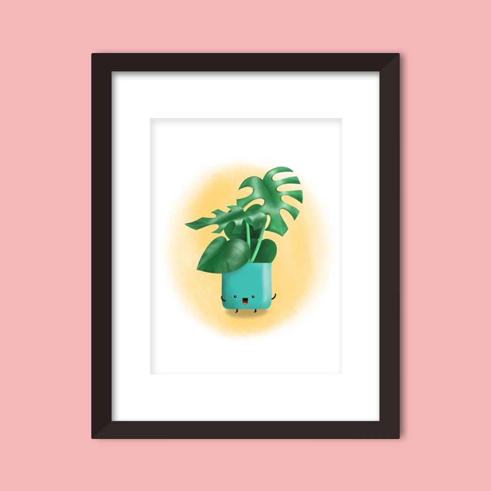 It's a Monstera Art Print
