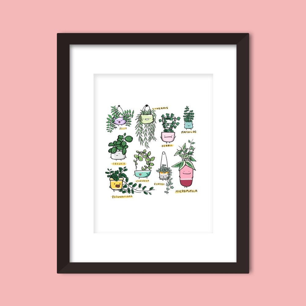 Hoya Family Art Print