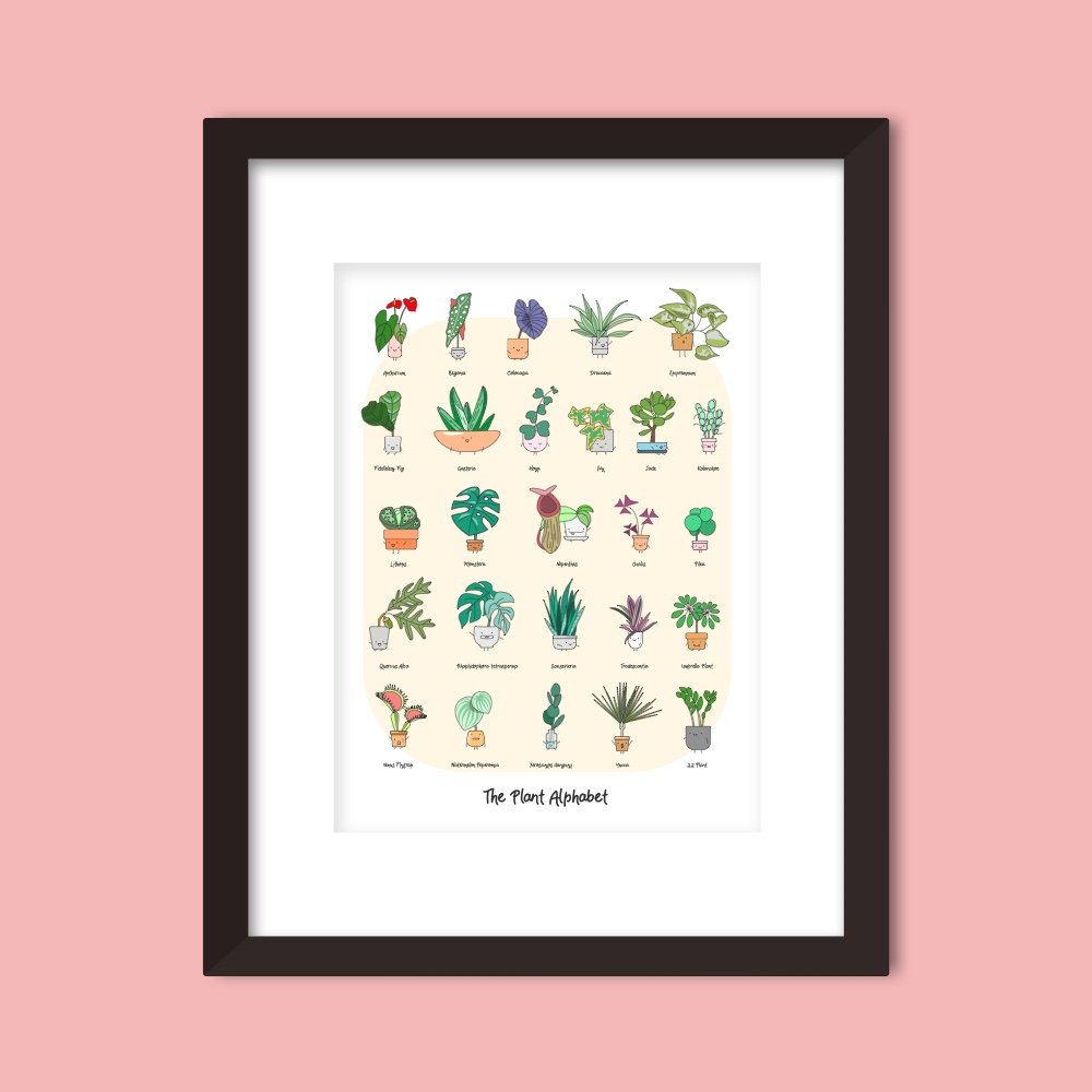 The Plant Alphabet Art Print