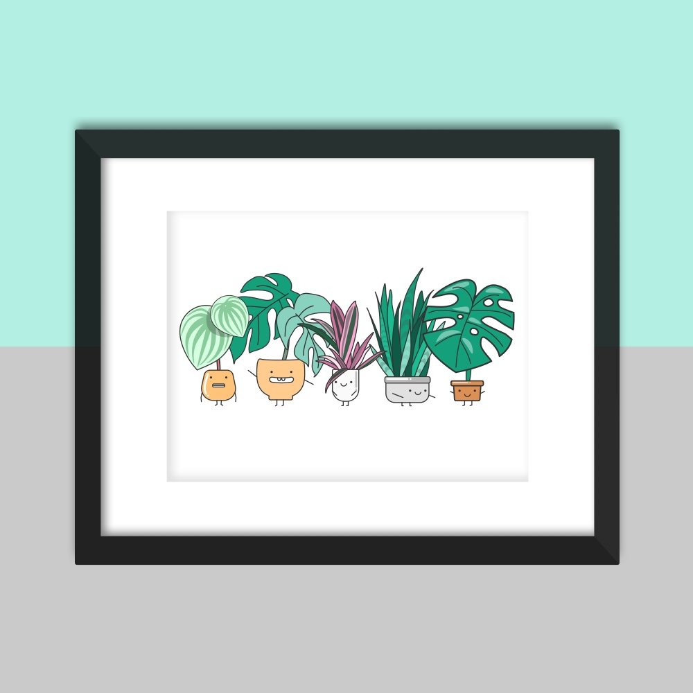 My Plant Buddies Art Print