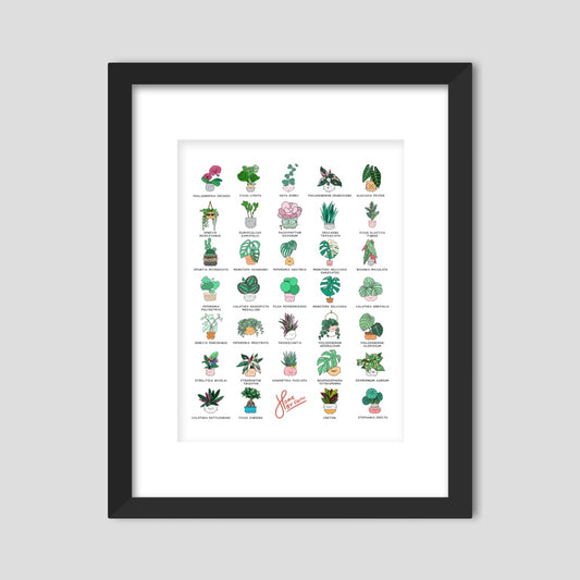 Plant Buddies Art Print