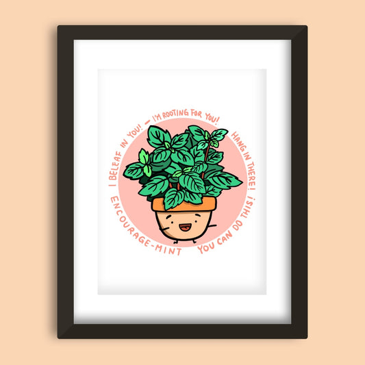 Encouragemint Art Print