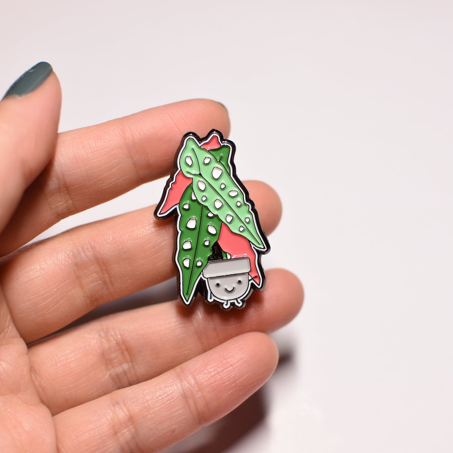 Begonia Soft Enamel Pin