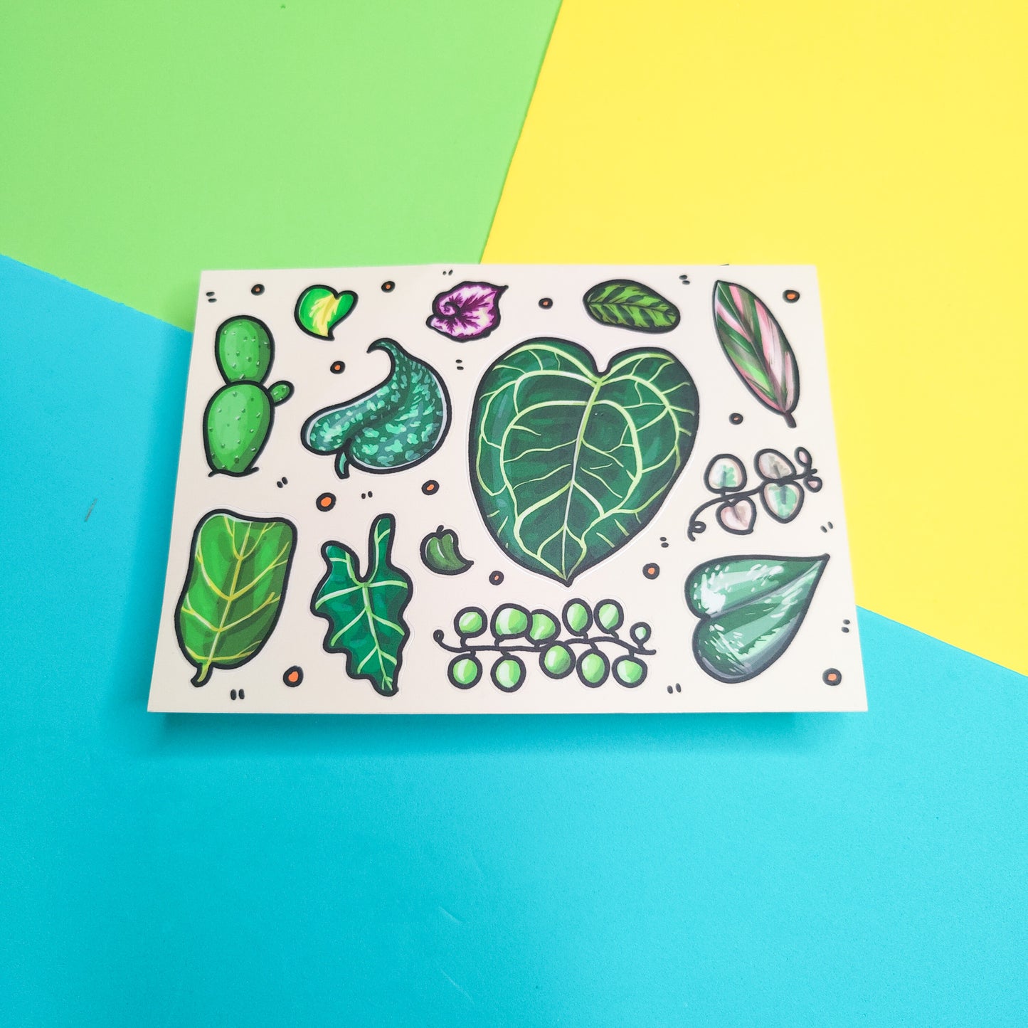 Leaves Vinyl Sticker Sheet