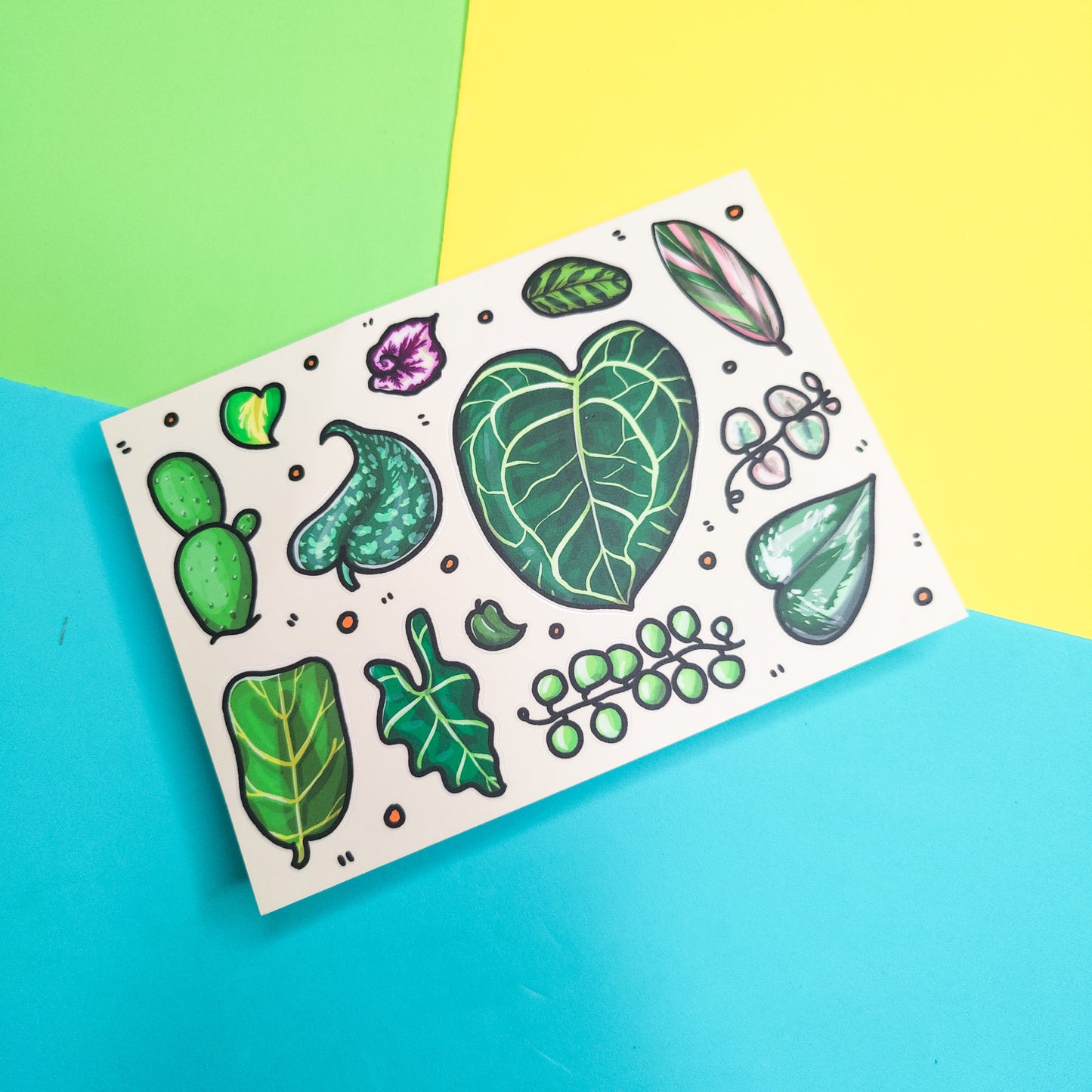 Leaves Vinyl Sticker Sheet