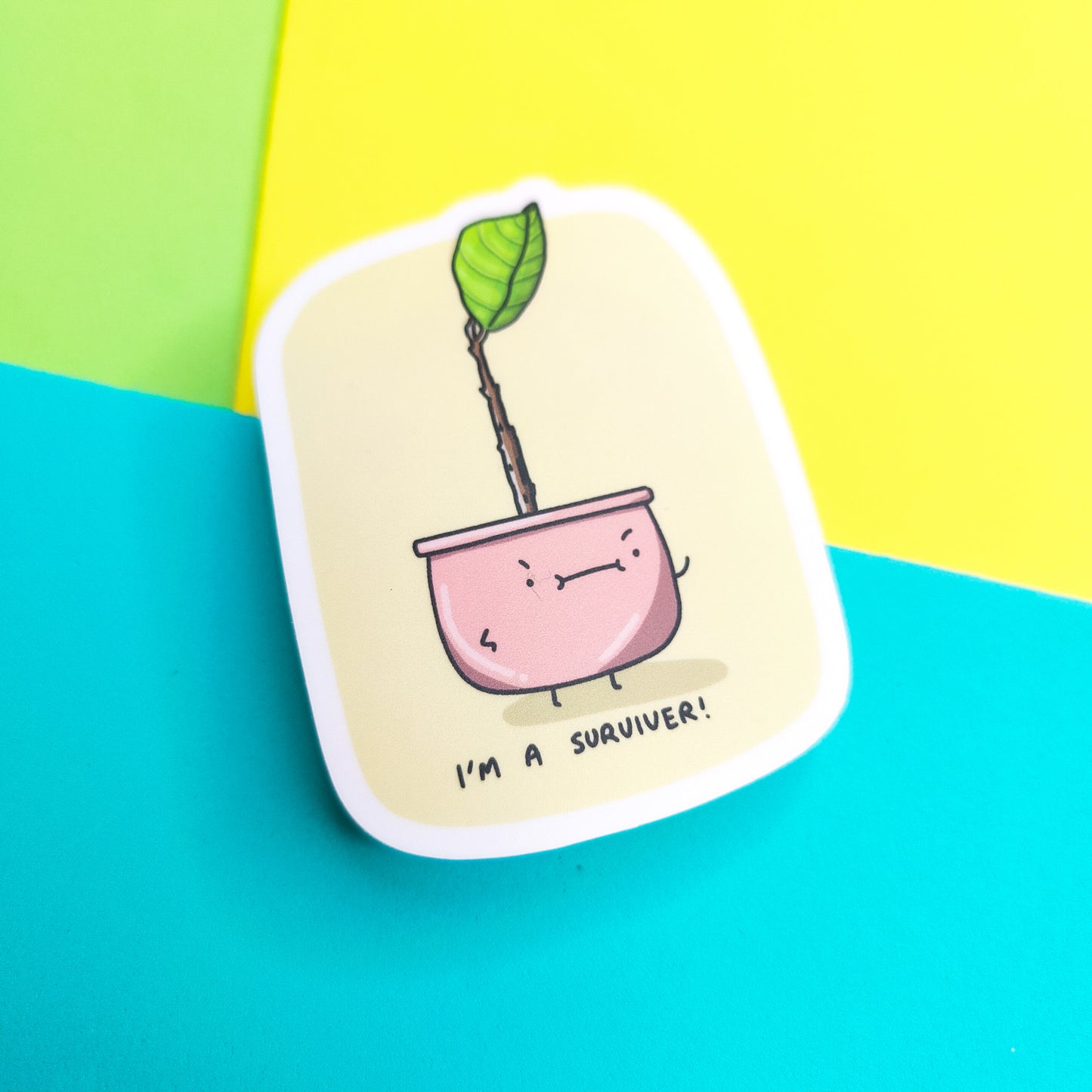 I'm a survivor vinyl sticker