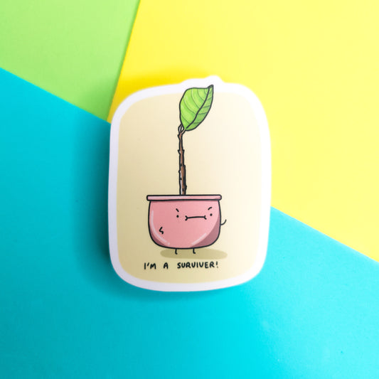 I'm a survivor vinyl sticker