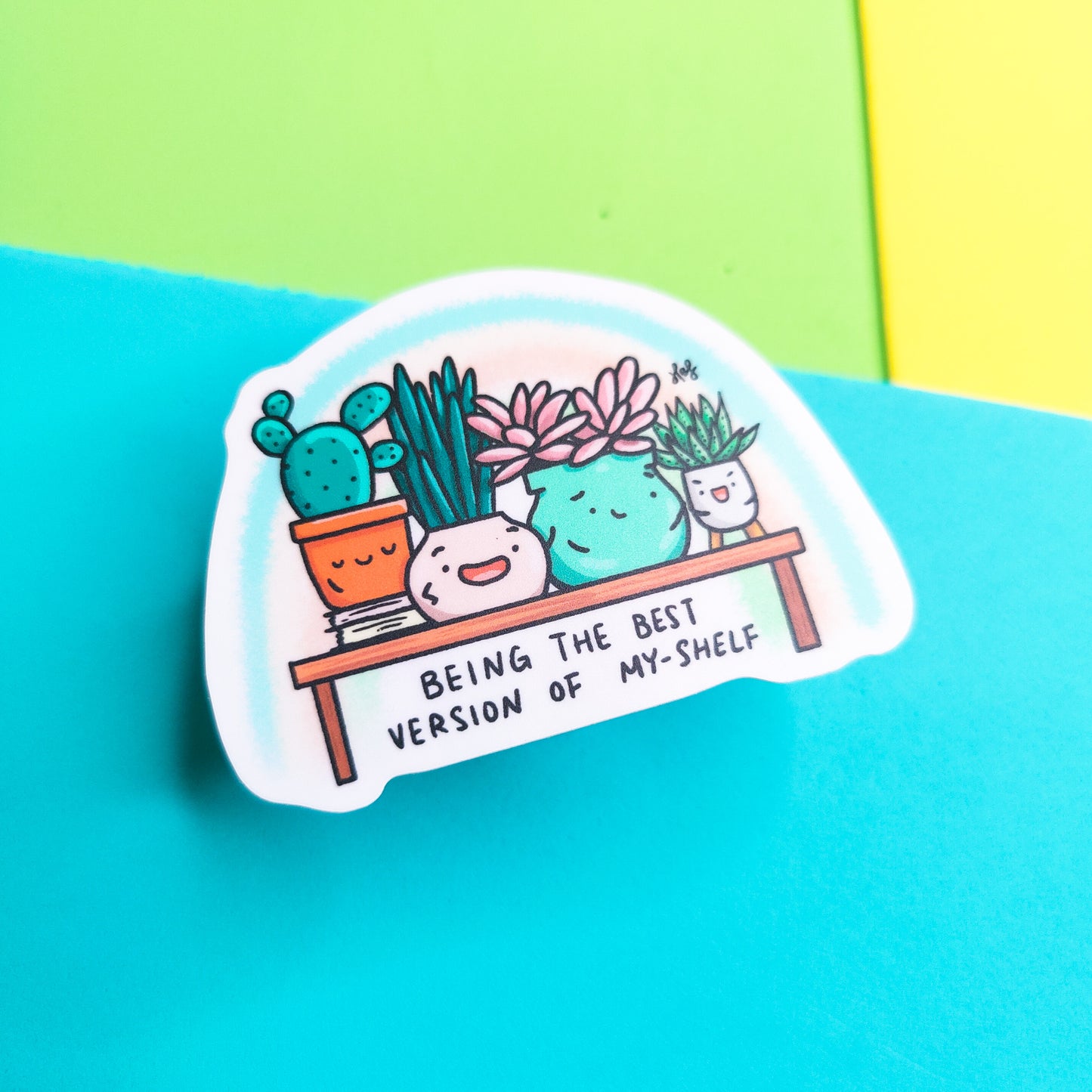 Best Version of My Shelf vinyl sticker