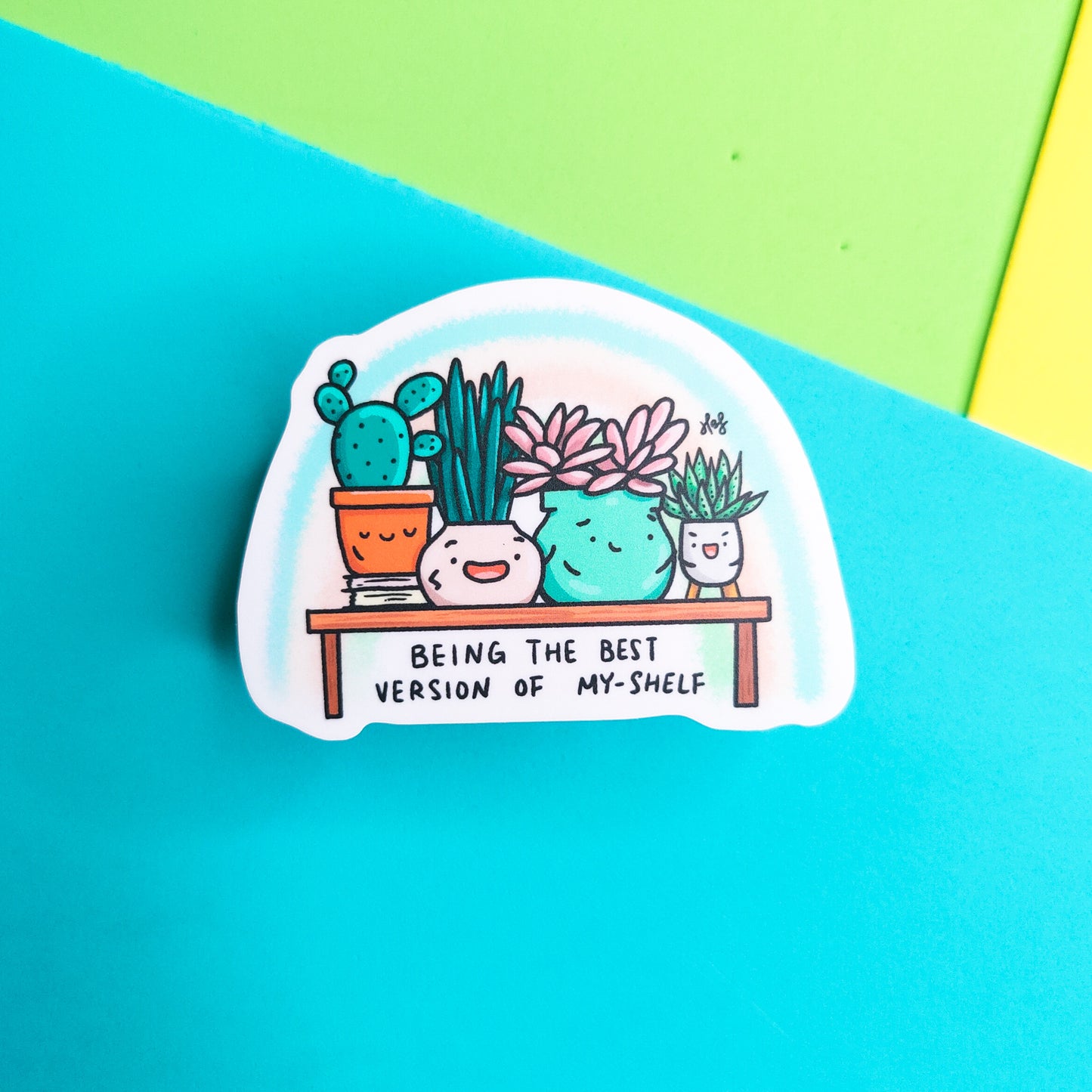 Best Version of My Shelf vinyl sticker