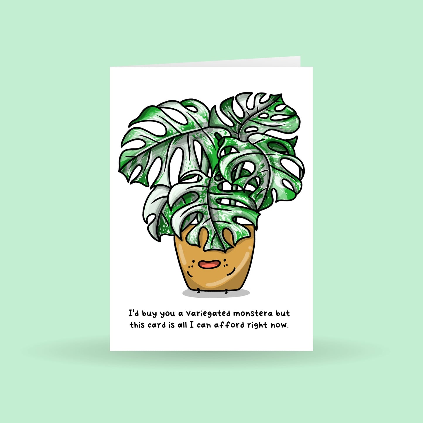 Variegated Monstera card