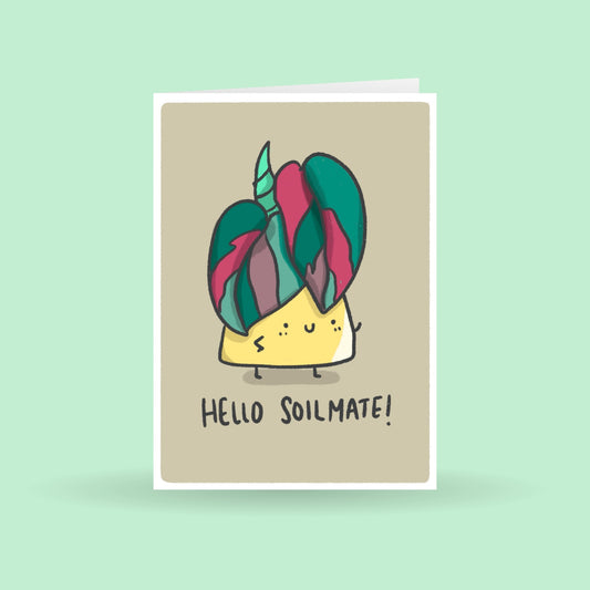 Hello Soil mate card