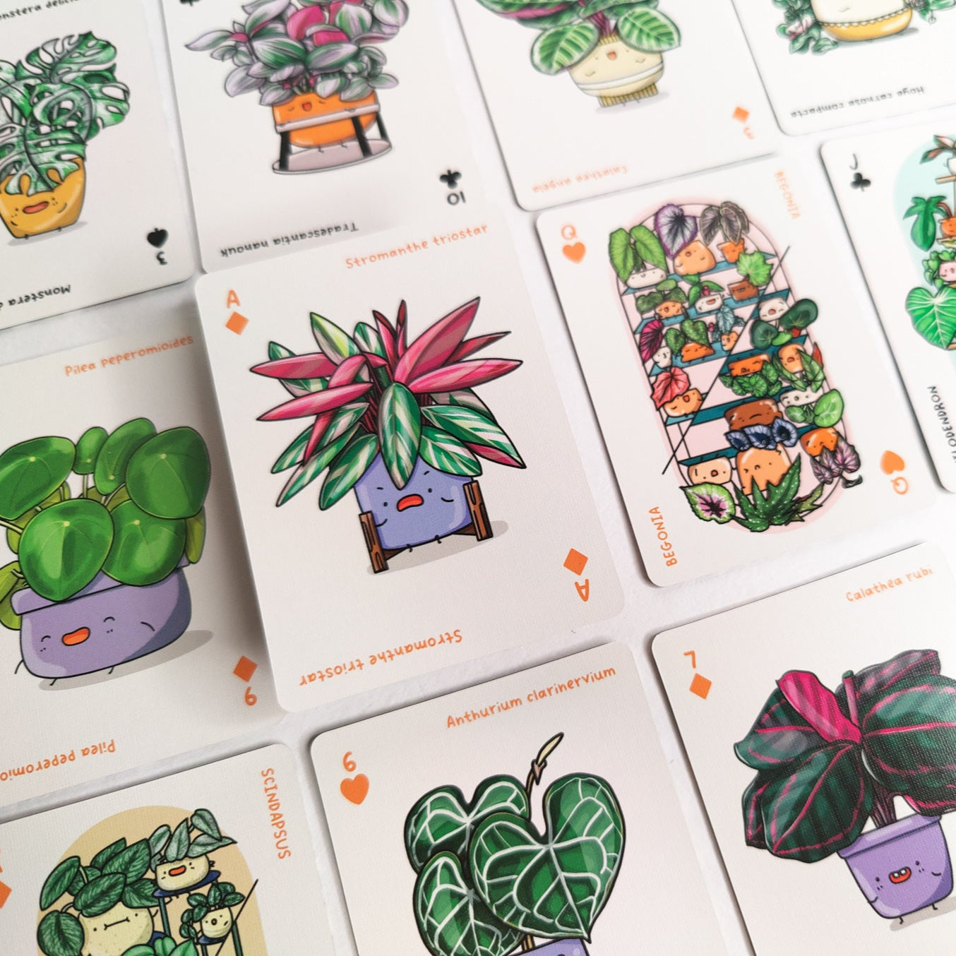 Full house of Plants Playing Cards