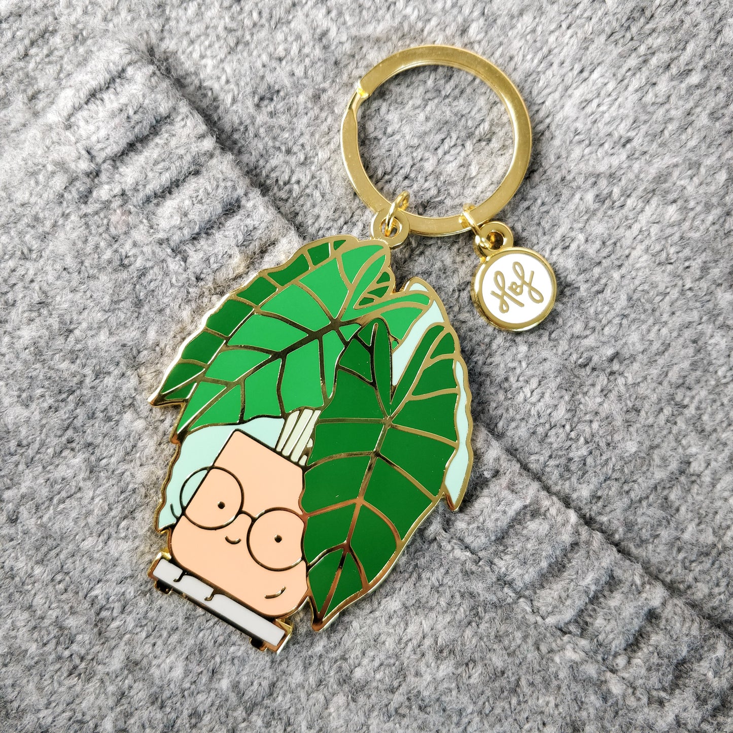Alocasia Keychain