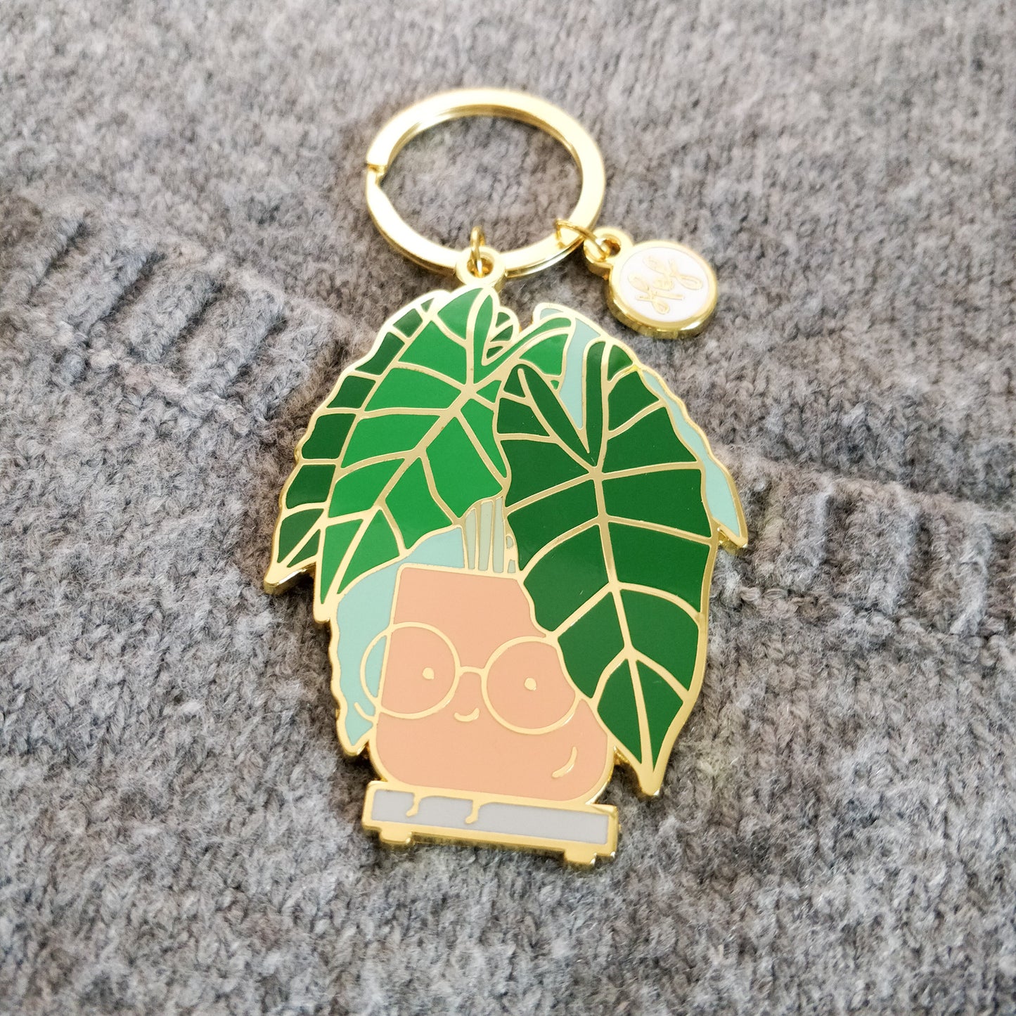 Alocasia Keychain