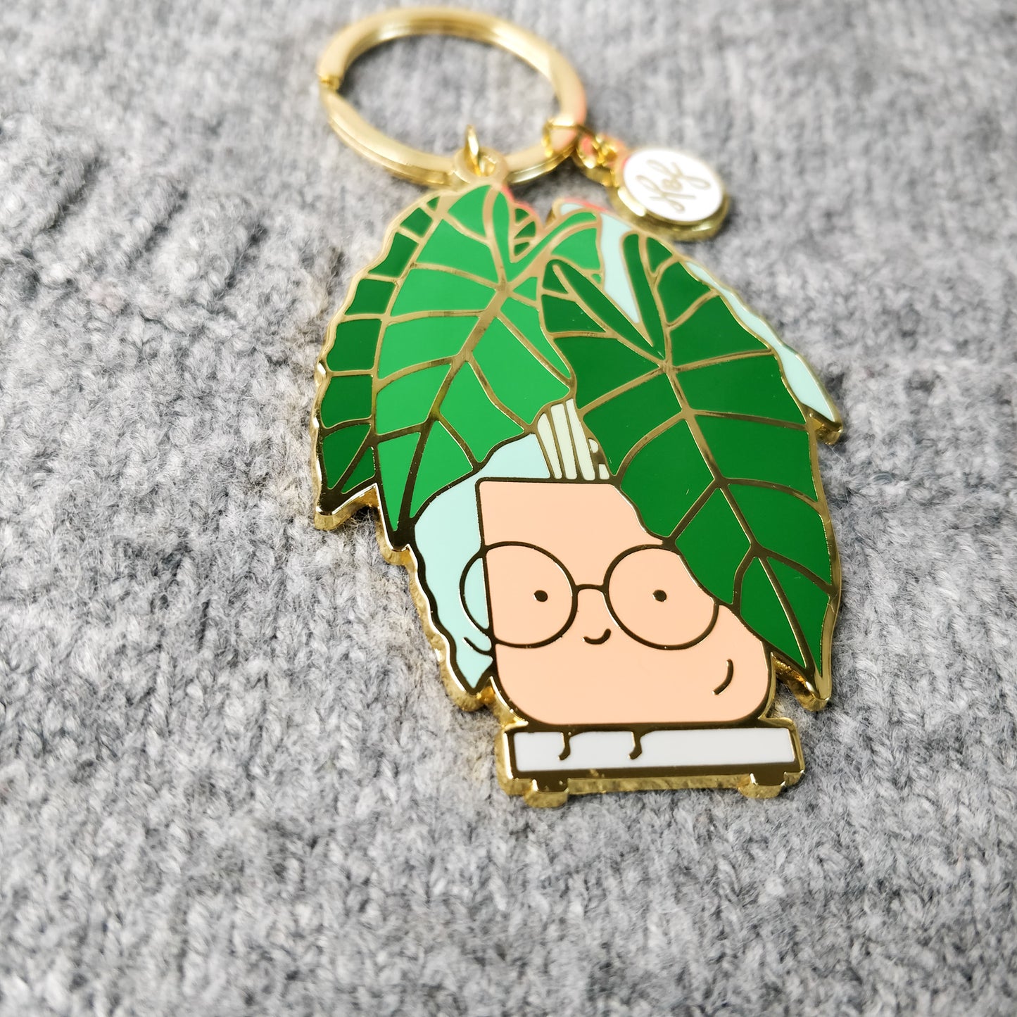 Alocasia Keychain