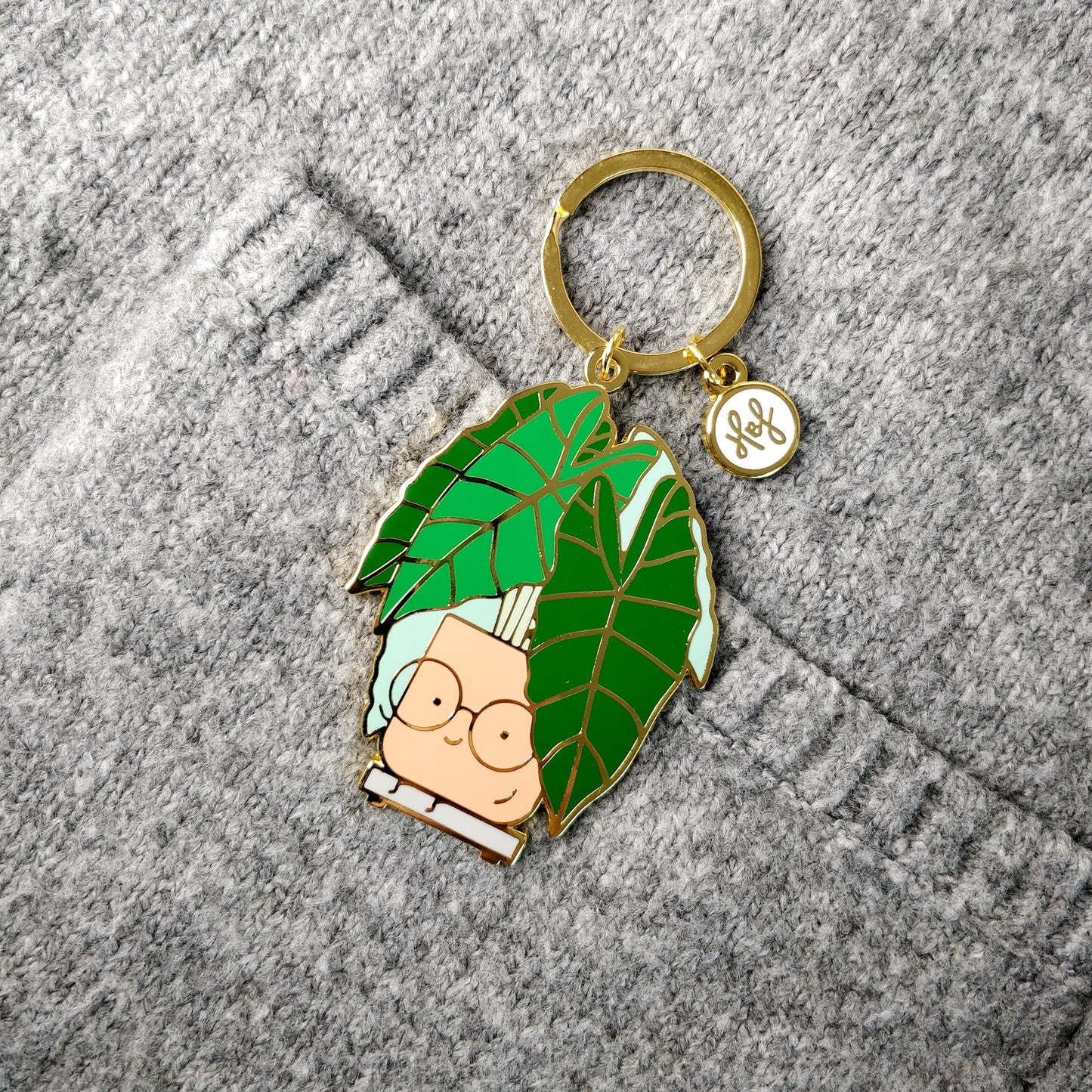 Alocasia Keychain
