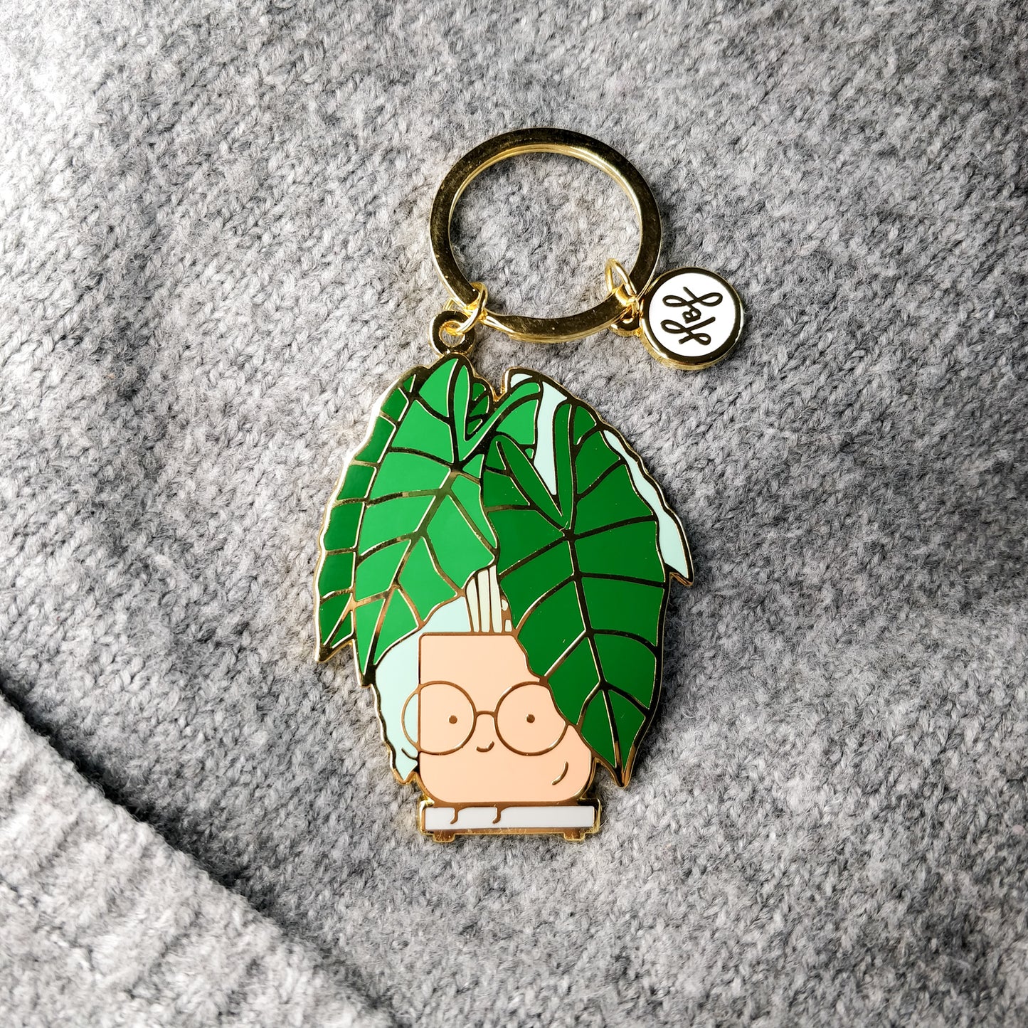 Alocasia Keychain