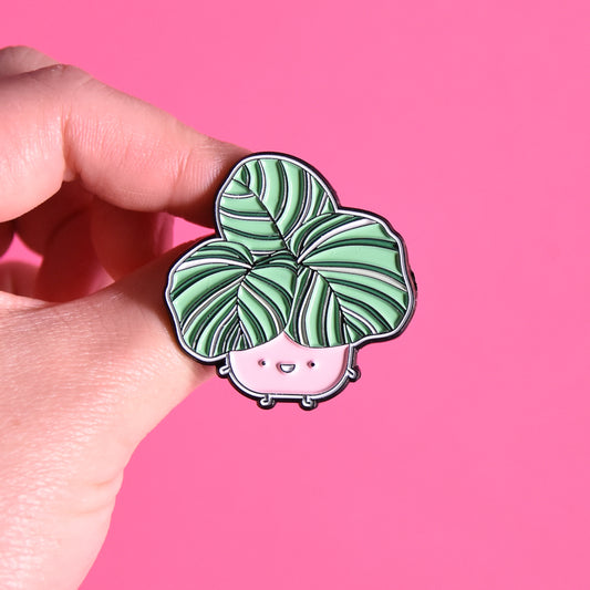 Calathea Orbifolia Soft Enamel Pin