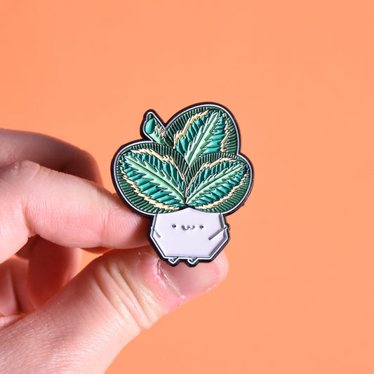 Calathea Medallion Soft Enamel Pin