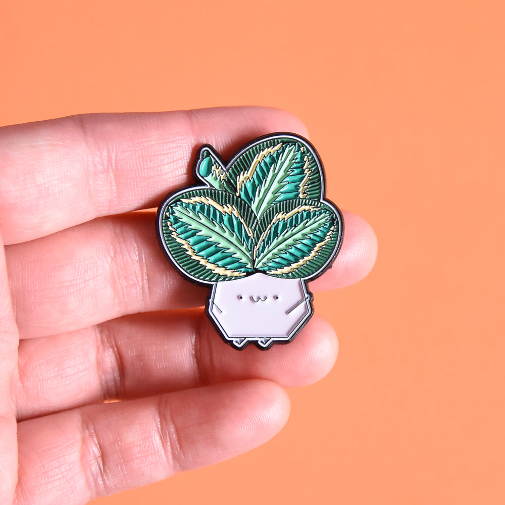 Calathea Medallion Soft Enamel Pin