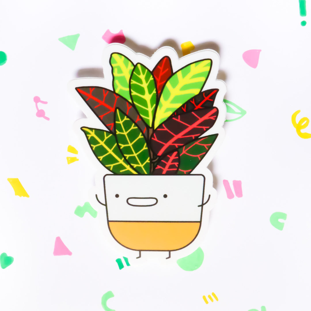 Croton Vinyl Die Cut Sticker