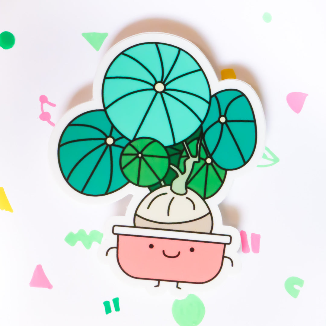 Stephaniana erecta Vinyl Die Cut Sticker